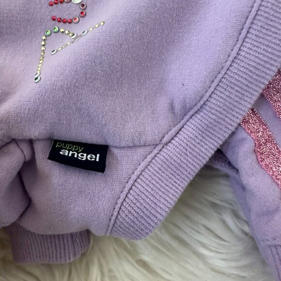 Pet Clothes Pink "Puppy Angel" Jumpsuit for small dog (XS) - Picture 3 of 8